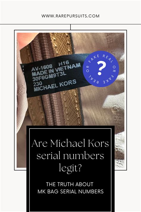 michael kors manufacturer china|Michael Kors serial number lookup.